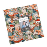 Purrfect Christmas 42 Layer Cake Squares 10" x 10" by Elena Amo