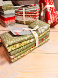 Merry Little Christmas - Bundle in Green - 5 Fat Quarter Bundle by Tilda