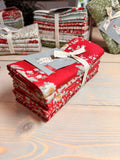 Merry Little Christmas - Bundle in Red - 5 Fat Quarter Bundle by Tilda