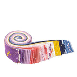 Moonchild 2.5" Rolie Polie Pre-Cut Bundle by Fran Gulick for Riley Blake Designs