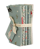Merry Little Christmas - Bundle in Duck Egg - 5 Fat Quarter Bundle by Tilda