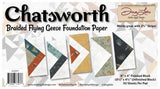 Chatsworth Braided Flying Geese Foundation Paper by Doug Leko of Antler Quilt Design