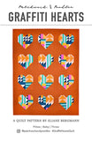 Graffiti Hearts Quilt Pattern by Patchwork & Poodles