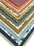 Summer Folk 5" x 5" Square Pack (Charm) Pre-Cut by Lissie Teehee for Cotton + Steel