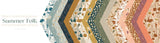 Summer Folk 10" x 10" Pack (Layer Cake) Pre-Cut by Lissie Teehee for Cotton + Steel