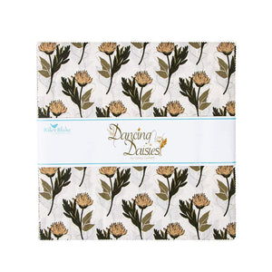 Dancing Daisies 10" Stacker Pre-Cut Bundle by Casey Cometti for Riley Blake Designs