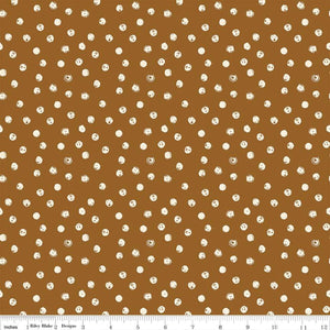 Blush 'n Butterscotch "Dots Cinnamon" by Simple Simon & Company for Riley Blake Designs