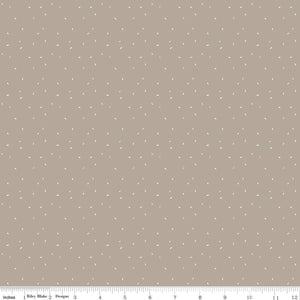 Olive Grove "Dots Pewter" by Amber Elliot of Alderwood Studio for Riley Blake Designs