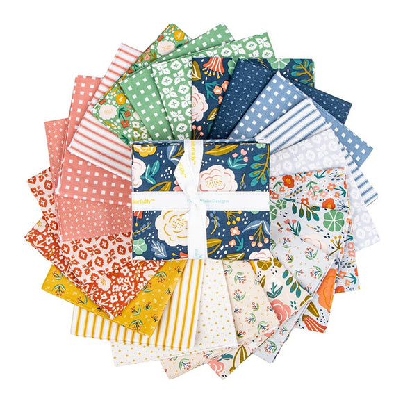 Ivy Reese 21 Fat Quarter Bundle by Deena Rutter for Riley Blake Designs