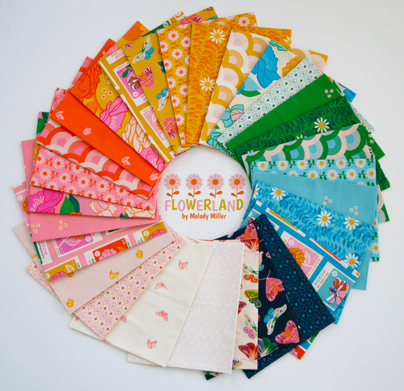 Flowerland 28 Fat Quarter Bundle by Melody Miller for Ruby Star Society by Moda