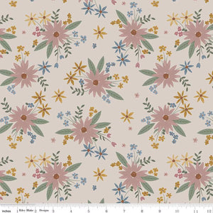 Honey Locust "Gigi's Garden Linen" by Amber Johnson for Riley Blake Designs