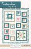 Correspondence Quilt Pattern by Beverly McCullough for Flamingo Toes