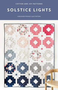 Solstice Lights Quilt Pattern by Fran Gulick of Cotton and Joy
