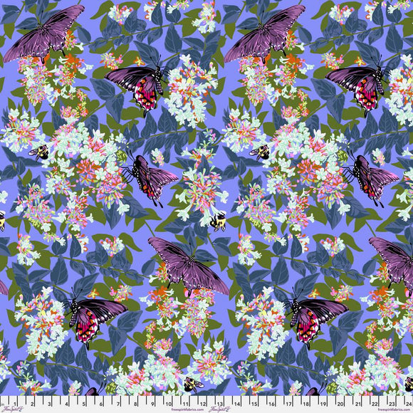 Our Fair Home Neighborly in Periwinkle by Anna Maria for Free Spirit Fabrics