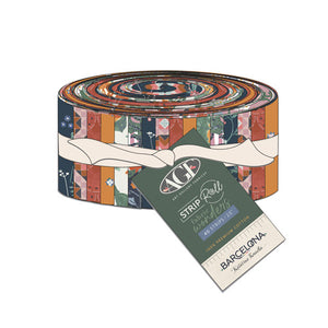 Barcelona 2 1/2" Strip Roll Pre-Cut Bundle by Katarina Roccella for Art Gallery Fabrics