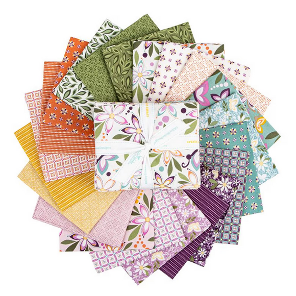 Juju's Petals 21 Fat Quarter Bundle by Judi Madsen for Riley Blake Designs