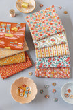 Village Life - Rust/Ochre Colorway - 5 Fat Quarter Bundle by Tilda