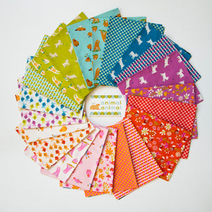 Animal Animal 21 Fat Quarter Bundle a Collaborative Collection by Ruby Star Society