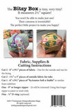 Bitsy Box by Ticklegrass Designs for Bodobo Bags
