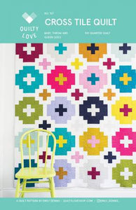 Cross Tile Quilt for Quilty Love by Emily Dennis
