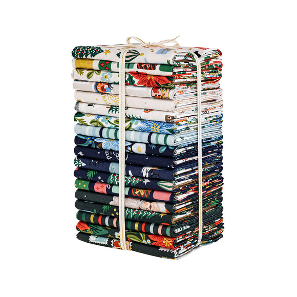 Holiday Classics II 18 Fat Quarter Bundle by Rifle Paper Co for Cotton + Steel