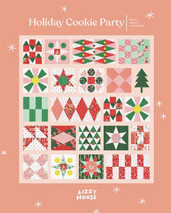 Holiday Cookie Party Quilt Pattern by Lizzy House for Moda Fabrics and Supplies