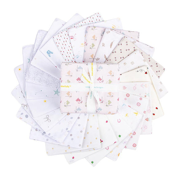 Hush Hush 5 Bundle of 21 Fat Quarters by Assorted Designers for Riley Blake Designs