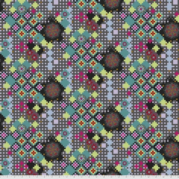 Love Always Postage Due in Kaleidoscope by Anna Maria for Free Spirit Fabrics