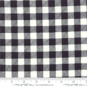 Holiday Lodge "Buffalo Plaid Black White" by Deb Strain for Moda