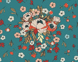 Love Story "Soulmate Blooms Lust" by Maureen Cracknell for Art Gallery Fabrics