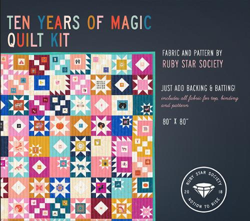 Ten Years of Magic - Projects With Purpose Kit - Ruby Star Society for Moda