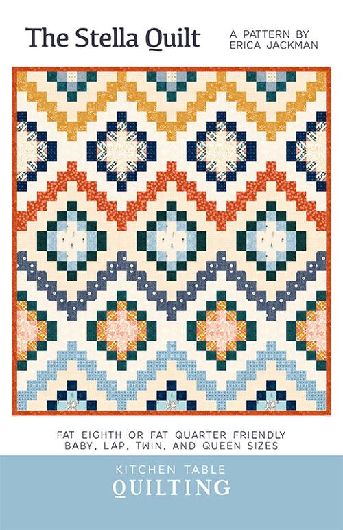 The Stella Quilt Pattern by Erica Jackman from Kitchen Table Quilting