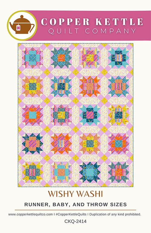 Wishy Washi Quilt Pattern by Sarah Sumbera from Copper Kettle Quilt Company