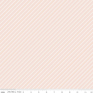Hibiscus "Stripes Blush" by Simple Simon and Company for Riley Blake Designs