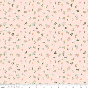 Wild & Free "Flower Toss Blush" by Gracey Larson for Riley Blake Designs