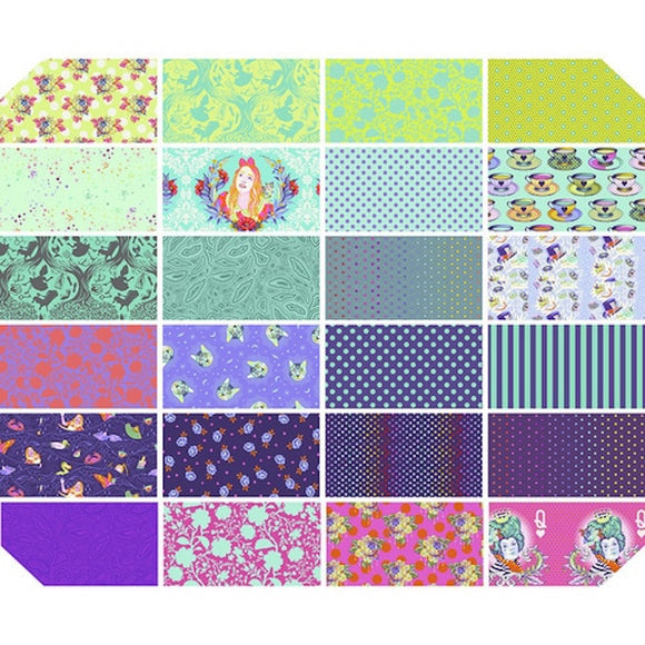 Curiouser & Curiouser Daydream Bundle 24 Fat Quarter by Tula Pink for Free Spirit Fabrics