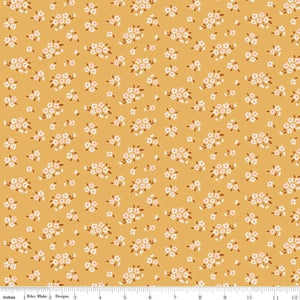 Fairy Dust "Floral Mustard" by Ashley Collett Design for Riley Blake Designs