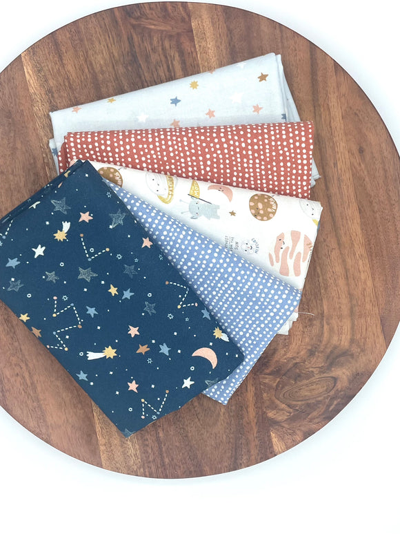 To The Moon 5 Fabric Curated Bundle by Dear Stella Designs for Dear Stella
