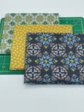 Majolica 3 Fabric Curated Bundle by Jo Rose for Lewis & Irene Fabrics