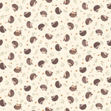 Little Fawn & Friends "Cream Hedgehogs" by Nina Staizner for Dear Stella