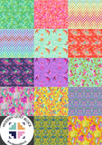 Tiny Beasts & True Colors 10" Charm Pack by Tula Pink for Free Spirit Fabrics