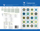 Compass Star for Quilty Love by Emily Dennis