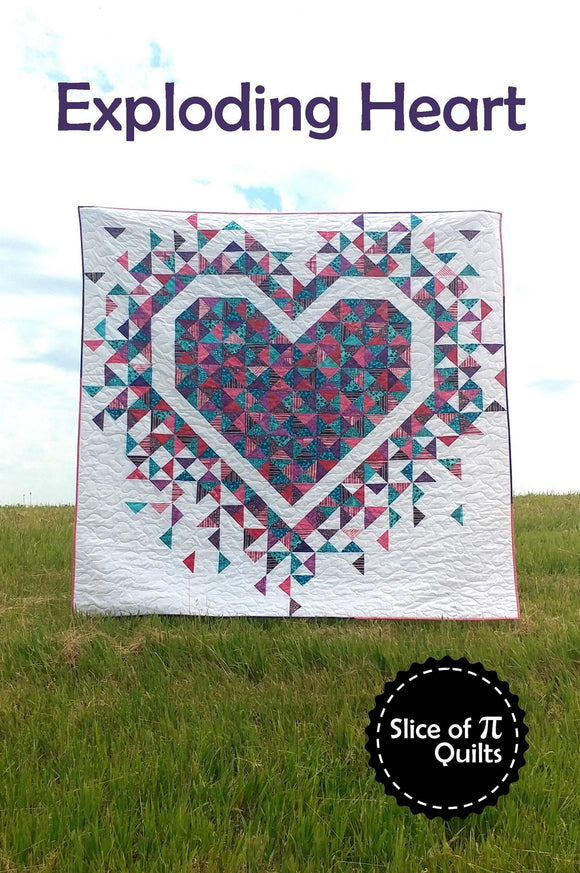 Exploding Heart by Slice of Pi Quilts