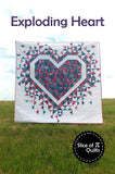 Exploding Heart by Slice of Pi Quilts