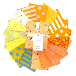 True Colors Goldfish 16 Fat Quarter Bundle by Tula Pink for Free Spirit Fabrics