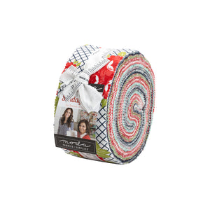 Sunday Stroll 40 Jelly Roll Strips 2.5" by Bonnie & Camille for Moda